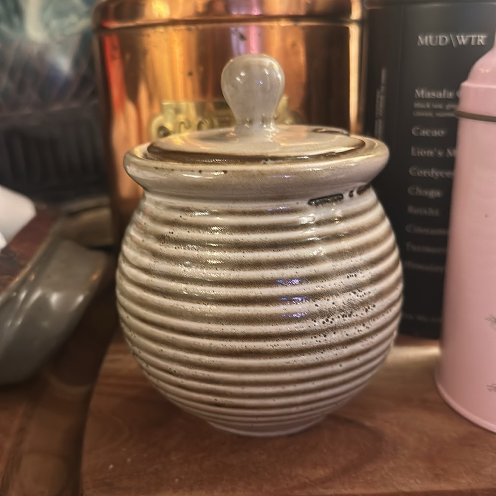 Bloomingville Shabby Chic Honey Pot Practical Kitchen Magic Sugar Bowl